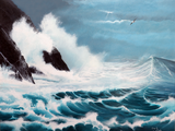 Illustration of Black Rocks, White Sea (#1077)