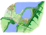 Illustration of RSPB Lochwinnoch Reserve Map (#4108)